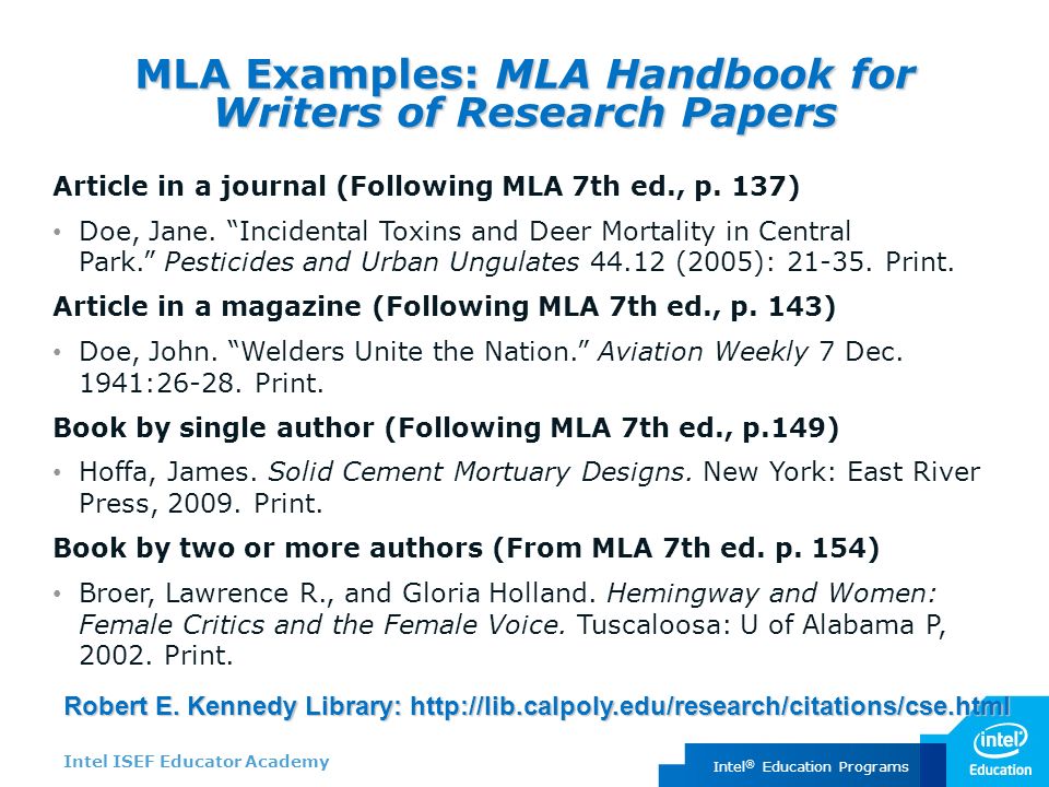 Mla handbook for writers of research papers 7th ed
